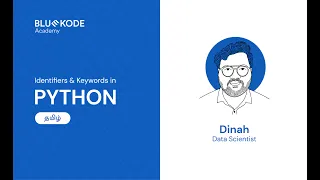 Learn Identifiers in Python Tamil Python for Beginners Bluekode Academy