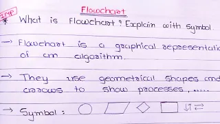What Is a Flowchart Explain With Symbols C language In Hindi