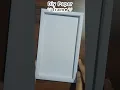 Easy paper frame from a A4 sheet