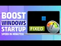 Download Lagu How to Speed Up Windows Startup Instantly⚡| Boost Boot Time in Minutes! #speeduppc #slowpc