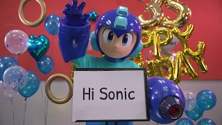 Sonic 35th Anniversary - Mega Man Birthday Message