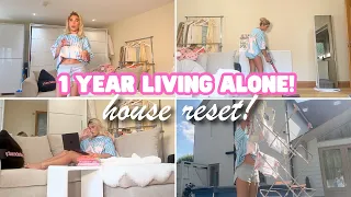 1 YEAR OF LIVING ALONE! | Rosie McClelland