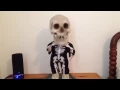 GMA re upload Gemmy Big Head Dancing Skeleton Super Freak Speaker Modification