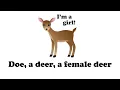 Do Re Mi ~ from the Sound of Music ~ with lyrics and hand signs