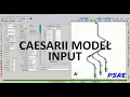 CaesarII Model input for beginners