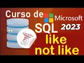 SQL Server 2021 Course from Scratch Operators Like and Not Like 38