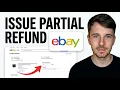 How To Issue a Partial Refund on eBay Quick and Easy