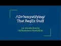 Demystifying That Regex Stuff - Shannon Kendall ReactNYC
