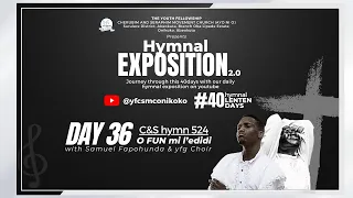 o fun mi ledidi c u0026s hymn524 lent day 36