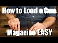 How to load a gun magazine EASY for beginners