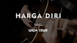 harga diri wali karaoke gitar akustik tanpa vokal nada cewe female 