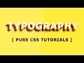 Css Text Layers Typography - Css Hover Effects