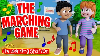 The Marching Game ♫ Action Song ♫ Counting Song ♫ Kid Songs by The Learning Station