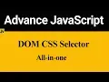 DOM CSS Selector in JavaScript Hindi