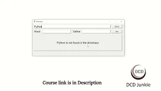 Web Scrapping in Python Dictionary App with Tkinter