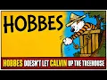 Hobbes Doesn t Let Calvin Up the Treehouse