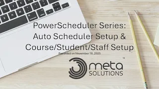PowerScheduler Series Auto Scheduler Setup Process