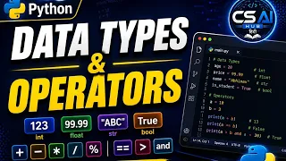 Python Data Types Python Operators with Examples Python Tutorial Hindi