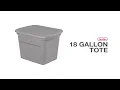 Sterilite 18 Gallon Tote