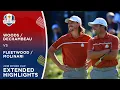 Woods DeChambeau vs Fleetwood Molinari Extended Highlights 2018 Ryder Cup