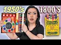I Used VINTAGE Art Supplies For A Week