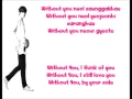 Download Lagu Lee Min Ho- Without you Lyrics [English+Romanized]