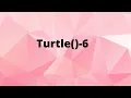 Draw a letter W using Turtle
