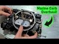 Marine 4BBL Carb Rebuild on a Mercruiser 5 7L Boat -