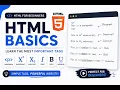 HTML Basic Tags for Beginners Paragraph Bold Italic Superscript Subscript