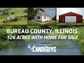 126 Acres in Bureau County IL Farm Income Creek Frontage and Hunting