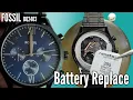 How To Change Battery FOSSIL BQ2403 Watch
