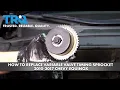 How To Replace Variable Valve Timing Sprocket 2010-2017 Chevy Equinox