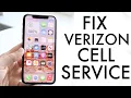 How To FIX Verizon Cell Service Not Working