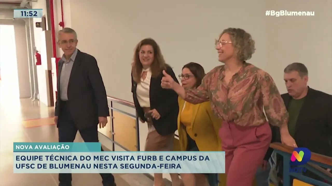 Equipe técnica do MEC visita Furb e campus da UFSC de Blumenau nessa segunda-feira