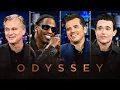 Christopher Nolan Travis Scott John Leguizamo and Elliot Page on Filming The Odyssey BTS Stories