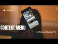 Context Menu in android studio in hindi