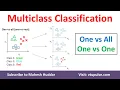 Multiclass Classification One vs All One vs Rest One vs One Machine Learning by Dr Mahesh Huddar