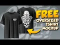 FREE OVERSIZED TSHIRT MOCKUP DESIGN STREETWEAR MOCKUP PSD