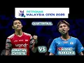 Lagu Jonatan Christie vs Kodai Naraoka | QF Malaysia Open 2026
