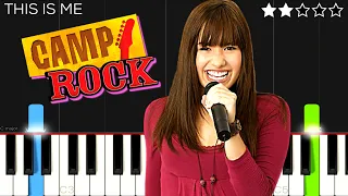 Demi Lovato, Joe Jonas - This Is Me (From “Camp Rock”) | EASY Piano Tutorial