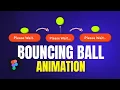 How to Create Bouncing Ball Animation In Figma Figma Tutorial