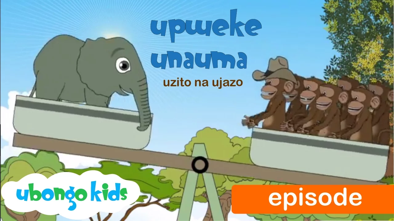 Ubongo Kids Webisode 29 - Upweke Unauma - Uzito na Ujazo