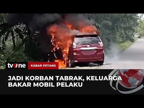 Anaknya Meninggal, Keluarga Bakar Mobil yang Menewaskan Korban