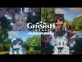 Genshin Impact in Minecraft Aesthetic Minecraft Skins Showcase