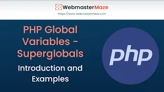 PHP Global Variables - Superglobals