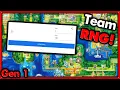 Can I Beat Pokemon Red with a team picked by a Random Number Generator Pokemon Challenges