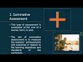Module 5 Lecture 2 Different types of assessment