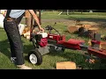 Splitting Firewood for My New Woodshed! 🌲