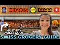 Switzerland Grocery Store Guide Coop Migros Tour with Prices Must-Try Swiss Foods Drinks
