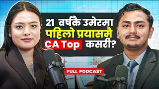 CA कसरी बन्ने? पास हुने गोप्य Master Strategy!Raw&RealwithManisha